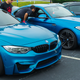 So it was almost impossible for me to get a good contrast when editing these BMW photos, but the blue M3 is not the same color as the M2. The M3 is in ‘Atlantis Blue’ and has a greener shimmer than the gorgeous ‘Long Beach Blue’ on the M2. I think I’d go with the ‘Long Beach,’ but both are fantastic. Also, the little blue accent in the grille of the M3 is knuckle-biting.